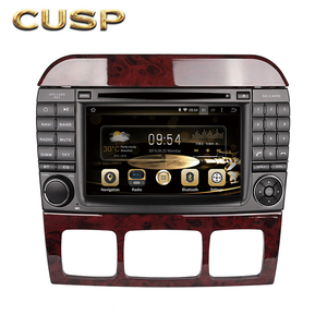 7インチ4G/64GタッチスクリーンワイヤレスカープレイカーラジオAndroidオートマルチメディアGPSナビゲーションベンツ<span class=keywords><strong>S</strong></span>クラス<span class=keywords><strong>W220</strong></span>用 (1998年-2005年) - Product Image 4