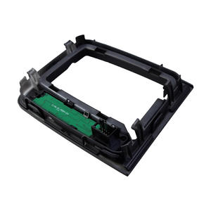 Kit de pommeau de levier de vitesse Volkswagen en plastique noir, panneau de commande de changement de vitesse automatique pour l'intérieur de la voiture, cadre du tableau de bord - Product Image 4