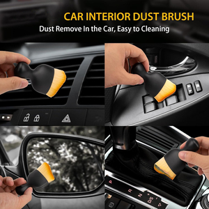 Nuovissimo Spolverino per <span class=keywords><strong>Auto</strong></span> con Setole Ultra Morbide, Spazzole per Dettagli <span class=keywords><strong>Auto</strong></span>, per Cruscotto, Spazzola OEM per <span class=keywords><strong>Pulizia</strong></span> <span class=keywords><strong>Interni</strong></span> <span class=keywords><strong>Auto</strong></span> - Product Image 6