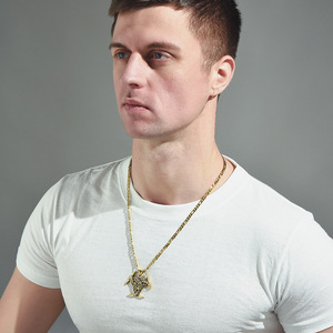 Collar de Estilo Europeo Americano, Nuevo Collar Coreano con Cuentas de Tungsteno, Cadena con Símbolo Bioquímico <span class=keywords><strong>Nuclear</strong></span>, Colgante para Estudiantes, Hombres <span class=keywords><strong>y</strong></span> Mujeres, Estilo TikTok - Product Image 2