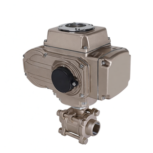 วาล์วควบคุมไฮดรอลิกไฟฟ้า Covna ขนาด DN25 1 นิ้ว รับประกัน 90 วัน วัสดุ SS304 ใช้ไฟ AC220V เกลียวใน แบบสองชิ้น วาล์วบอลไฟฟ้า - Product Image 1