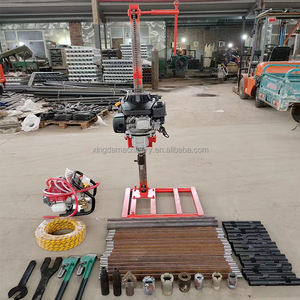 50m 소형 휴대용 배낭 한 사람 토양 바위 샘플링 코어 드릴링 장비 - Product Image 5