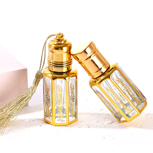 Flacon de parfum rechargeable électroplaqué 6ml 10ml avec bille roulante, flacon de parfum arabe pour emporter avec vous - Product Image 4