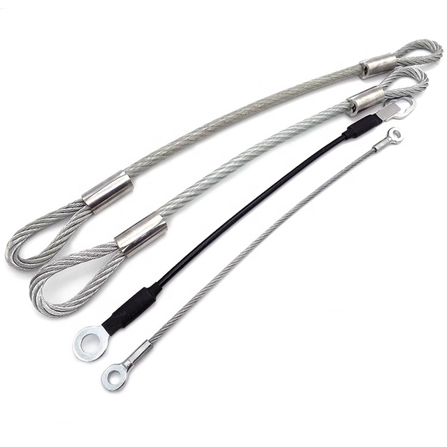 GuoFeng 1x19 7x7 Galvanized Steel Wire Aircraft Cable Kits with Looped End