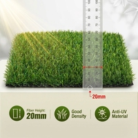 Tapis d'herbe verte artificielle pour toiture, balcon, usage extérieur, hauteur 20 mm, gazon artificiel, cesped artificiel