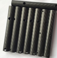 Tube en fibre de carbone 3K, découpe sur mesure pour perche de cerf-volant, tige de flèche, trépied photo
