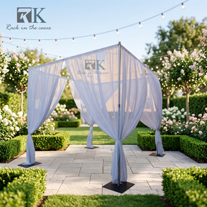 Kit de Tubos para Carpa Cuadrada, Decoración de Bodas, Soporte Elegante para Telón de Fondo, Tubo para Cortinas - Product Image 1