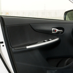 Kit de Revestimiento de Cuero para Panel de Puerta de Toyota Corolla, Negro, 07-13, Modificación, Protección Interior - Product Image 4