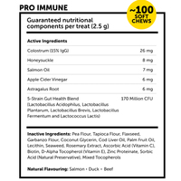 Complément Immunitaire Anti-Allergie pour Chiens et Chats - Friandises Tendres au Colostrum et au Chèvrefeuille pour les Allergies Saisonnières, Absorption Rapide, Prévient les Démangeaisons