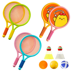 Kit de raquettes de <span class=keywords><strong>badminton</strong></span> de haute qualité pour tout-petits, raquette de tennis préscolaire, jouet de sport d'extérieur pour enfants, jardin, aire de jeux, exercice - Product Image 5