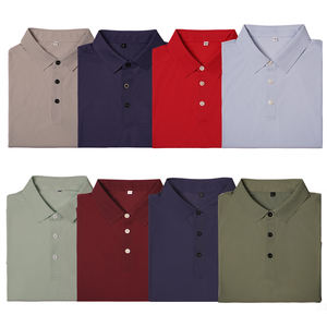 2025 logotipo personalizado bordado en blanco 80% poliéster 20% Spandex rendimiento hombres camiseta de secado rápido Polo de Golf - Product Image 1