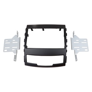 Đôi DIN đài phát thanh fascia cho ssang Yong actyon/Korando DVD stereo bảng điều chỉnh Dash gắn cài đặt TRIM <span class=keywords><strong>Kit</strong></span> mặt Khung bezel - Product Image 2