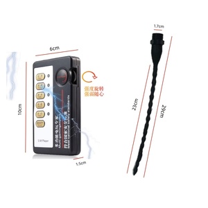 Fabrik preis Anal Vibrator Prostata-Massage gerät 37 cm Schwarz Vibrierende Anal perlen Männliche Mastur batoren Sexspielzeug - Product Image 5