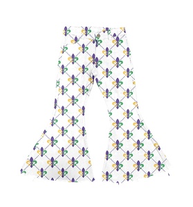 Preorder personalizado bebé niñas Western <span class=keywords><strong>Southern</strong></span> Ducks camuflaje Boutique Denim niños Bell Bottom Jeans <span class=keywords><strong>Pantalones</strong></span> - Product Image 5