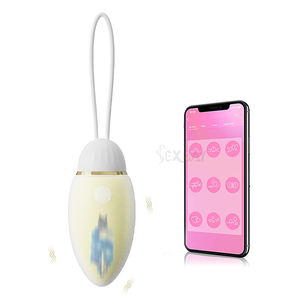 SEXBAY 2024 son moda degrade 10 frekans titreşimli yumurta atlama kadın titreşimli oyuncak taşınabilir APP uzaktan kumanda seks oyuncakları - Product Image 1