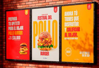 Écran d'affichage numérique HD pour menu de restaurant, panneau publicitaire suspendu LCD 32 43 50 55 pouces