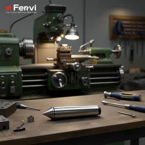 Contrapunto Fijo Fervi con Mandril de Punta de Metal Duro - Product Image 3