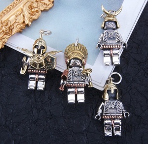 Colgante de alas de Ángel de Plata de Ley 925, joyería de Cupido chapada en oro para fiestas para trajes de caballero y Guerrero espartano - Product Image 6