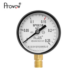 Calibração do seletor do diâmetro 60mm Nitrogênio gás Hélio Argônio Oxigênio Dióxido de carbono Hidrogênio Metano Medidor de pressão acetileno - Product Image 3