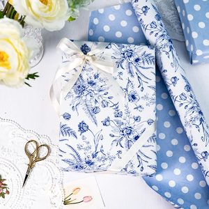 Floral <b>Pattern</b> Gift Wrapping <b>Paper</b> Double Sided Art <b>Paper</b> Recyclable For Packaging And Craft Use - Product Image 2