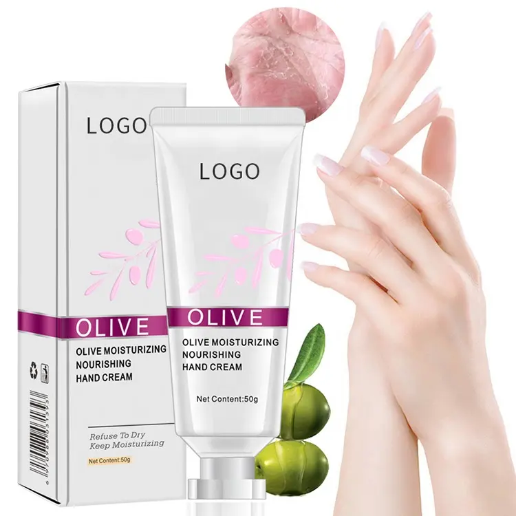 Bio-crème pour les mains, étiquette privée, produit de couleur OEM, crème blanchissante et naturelle, hydratant, vente en gros, 1 pièce