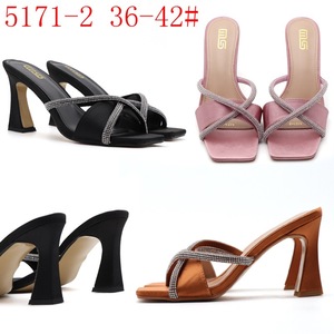 รองเท้าส้นสูงแบบเปิดนิ้วเท้ารุ่นใหม่สำหรับฤดูร้อนสำหรับผู้หญิง - Product Image 6