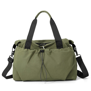 Sac de sport à cordon de serrage pour séparation sec/humide, idéal pour hommes et femmes, sac de voyage court, sac de voyage d'affaires extensible - Product Image 1