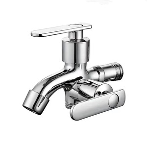 <span class=keywords><strong>Robinet</strong></span> multifonctionnel en alliage de zinc pour machine à laver, un entrée deux sorties, pour salle de bain, balcon, et bassin de lavage - Vente en gros usine - Product Image 5