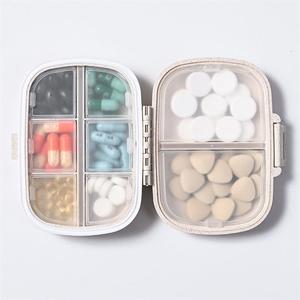 8 khoang du lịch Pill Organizer xách tay y vitamin <span class=keywords><strong>container</strong></span> <span class=keywords><strong>Box</strong></span> cho Pocket PURSE hàng ngày trường hợp - Product Image 4