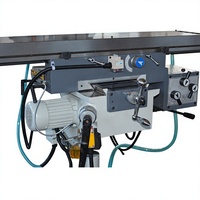 Machine de fraisage et de perçage robuste WELLON ZX6350D, tête verticale, broche horizontale, montage d'outils conique ISO 40, haute précision
