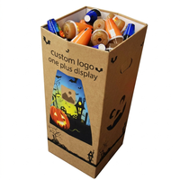Présentoir de sol pliable en carton ondulé personnalisé pour supermarché, bac de présentation pour bouteilles de vin et de boissons, étagère en carton, présentoir