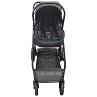 Poussette Bébé Nouveau-né 3 en 1 avec Siège Auto, Landau et Système de Voyage Pliable – Poussette de Luxe pour Bébé – Nouveauté et Vente Flash