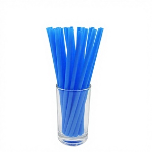 TIEN DUC PLASTIC Pailles à boire en plastique colorées minimalistes, longueur 200 mm, diamètre 8 mm - Product Image 2
