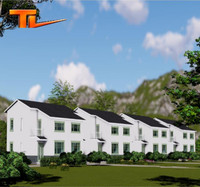 Maison de construction en acier inoxydable, à bas prix, précommande
