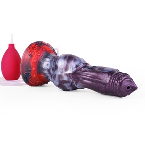 Soft Monster <b>Dildo</b> Squirting Fantasy <b>Dildo</b> Dragon Horse Dog <b>Dildo</b> Knotted Ejaculating Toy Big Anal Silicone Adult Toys for Women - Product Image 3