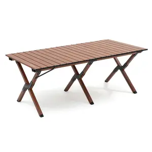 Profitez d'une table de camping en alliage Offre Spéciale en métal, table de camping king, pliable avec couleur personnalisée