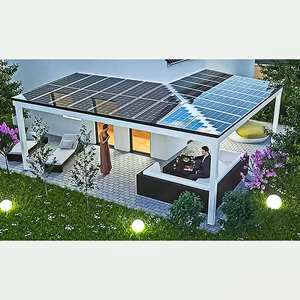 Gazebo extérieur personnalisé de 2 à 20% de réduction pour l'<span class=keywords><strong>hiver</strong></span>, pavillon de jardin, patio moderne, <span class=keywords><strong>pergola</strong></span> solaire - Product Image 2