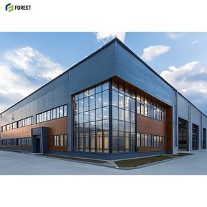 Pavillon modulaire de salle d'exposition de grande envergure Cadre en acier ignifuge en acier galvanisé Assemblage rapide - Product Image 1