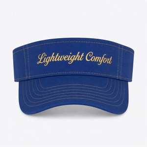 Casquette de soleil incurvée en polyester avec logo personnalisé imprimé en feuille d'or, imperméable, séchage rapide, pour le golf, le cyclisme et les voyages - Product Image 2