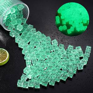 14MM Glow Glaçons <span class=keywords><strong>Jardin</strong></span> Fish Tank Paysage Pierre Décoration Horticole Cour Lumineux Galet Sombre Pierre Lumineuse - Product Image 4