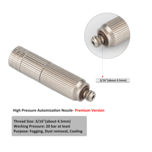 <span class=keywords><strong>Buse</strong></span> d'<span class=keywords><strong>atomisation</strong></span> à trois sections haute pression modèle haut de gamme SS304 <span class=keywords><strong>buse</strong></span> de pulvérisation de brouillard de refroidissement par eau de brouillard - Product Image 3