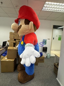 Funny 2m 2.6m Inflatable Mascot <strong>Costume</strong> Cartoon Character Super <strong>Mario</strong> Luigi Mascot Cosplay Suit for <strong>Adults</strong> - Product Image 2
