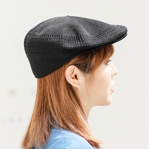 Sombrero <span class=keywords><strong>de</strong></span> Pintor Clásico fino <span class=keywords><strong>para</strong></span> mujer y niña, boina transpirable <span class=keywords><strong>de</strong></span> malla, Retro, a la moda, Verano - Product Image 4