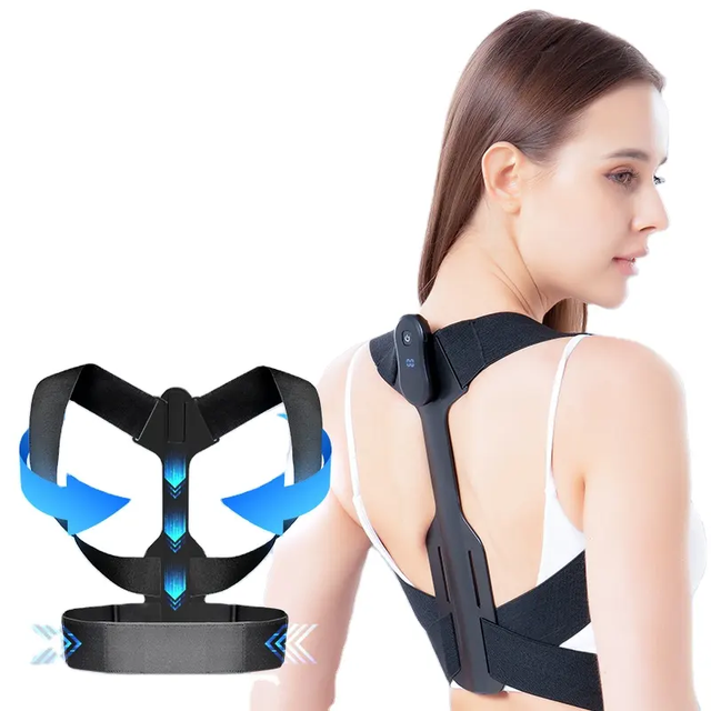 New Style Electronic Belt Trainer Back Straightener Vibration Sensor Intelligent Smart Posture Corrector