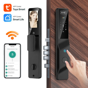 אבטחת בית Tuya Smart Wifi מנעול דלת אלקטרוני עם טביעת אצבע עם פנים תלת מימדיים ואינטרקום ו-Plam PST-DDL9-TY - Product Image 3