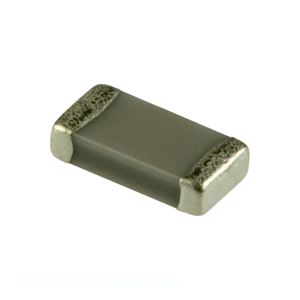 Condensador Cerámico MLCC de Montaje Superficial, Canal del Fabricante 1210 (3225 Métrico), C3225X5R1A156M230AA, CAP CER 15UF 10V X5R 1210 15 uF - Product Image 1