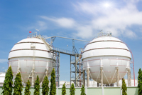 Dongyue 600 à 10000m3 lpg Réservoir sphérique Propane Butane Terminal de stockage de gaz Prix d'usine