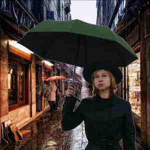 Nouveau Parapluie de Voyage Portable Mini Capsule Pliant en 6 sections pour Femme avec Étui Personnalisé – Idéal Été - Product Image 4