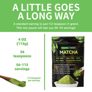 Commercio all'ingrosso di tè verde Matcha puro Matcha in polvere campione alla rinfusa di alta qualità per dimagrire Matcha di grado cerimoniale - Product Image 3
