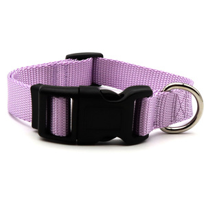 Conjunto de Correa y Collar para perro, equipo de entrenamiento ajustable de nailon de colores macarrón suave con anillo en D doble, traje para mascotas a juego - Product Image 3